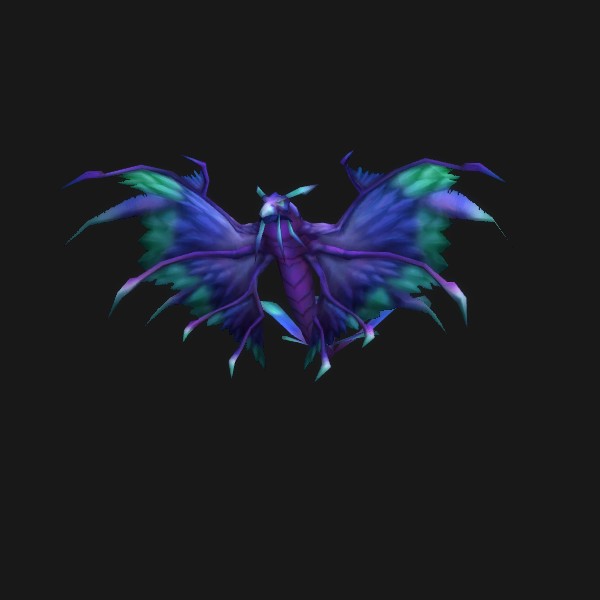 Jeune faucon-dragon bleu