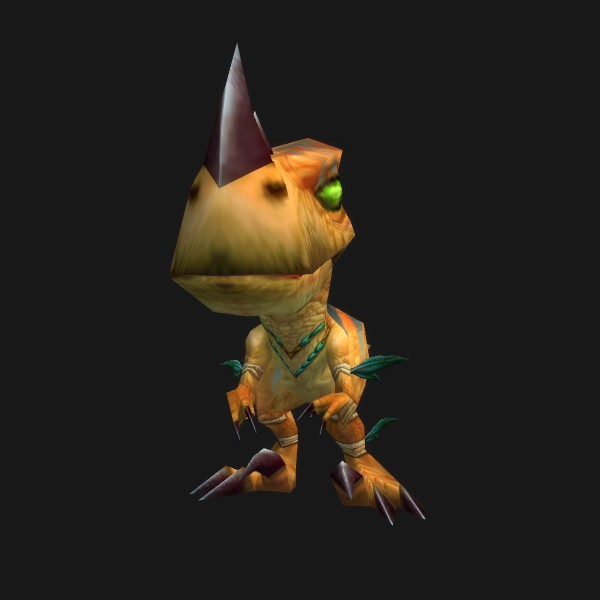 Jeune raptor tranchegueule
