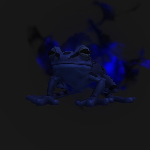 Crapaud marqué par le Vide